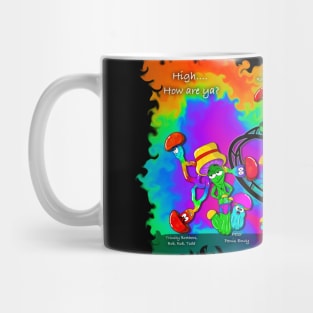 The Psychedelic Family, magic mushrooms Mug